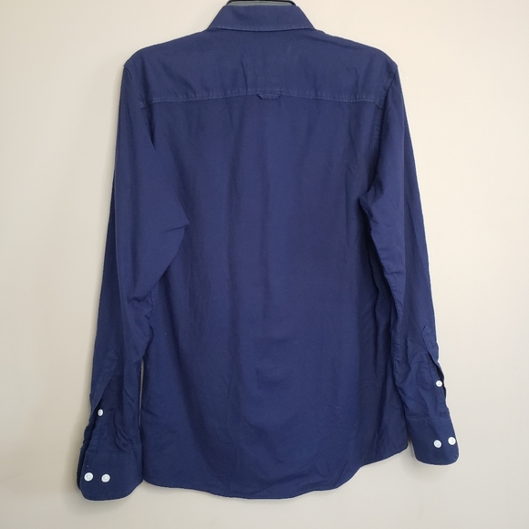 Nordstrom mens shop trim fit stretch Oxford button down shirt S - Picture 2 of 3